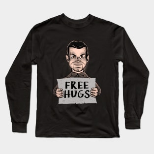 slappy free hugs please Long Sleeve T-Shirt